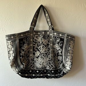 Johnny was embroidered bag